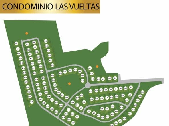 Land for sale in condominium Las Vueltas in Ciudad Hacienda Los Reyes. La Guacima of Alajuela.
